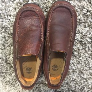 Boys Timberland Shoes - Size 12 - Cognac color